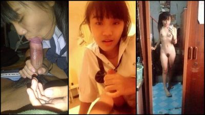 คลิปหลุด เด็กนักเรียนม.ปลายเย็ดกับแฟนหลังเลิกเรียนที่บ้านแฟน โดนจับอมควย เลียหัวควยดูดควยอย่างมันปล่อยน้ำแตกใส่ปาก