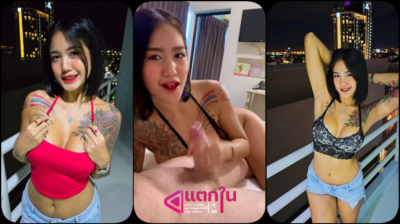 คลิปหลุด onlyfans thaihoney23 เจ๊สาวสวยผมสั้นสุดแซบโดนฝรั่งขาวควยใหญ่เรียกมา เจ๊อมควยสุดเสียวลีลาอมจนน้ำแตก